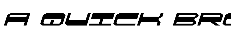 Preview of QuickGear Expanded Italic Expanded Italic font