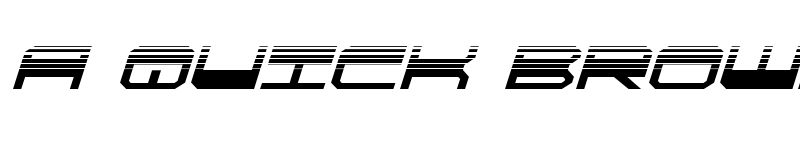 Preview of QuickGear Halftone Italic Italic font