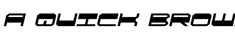 Preview of QuickGear Semi-Italic Semi-Italic font