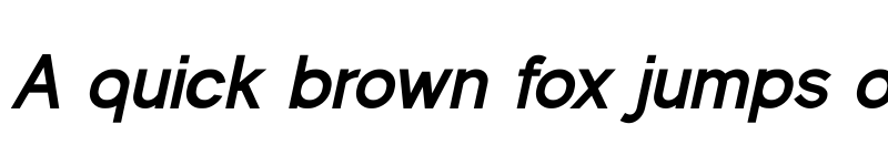 Preview of Quicklime Bold Italic font