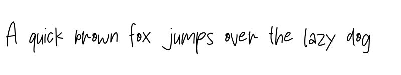 Preview of Quickline Regular font