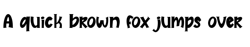 Preview of Quickly Regular font