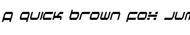 Preview of Quickness TT Regular font