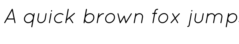 Preview of Quicksand Book Oblique font