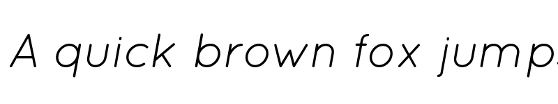 Preview of Quicksand Italic font