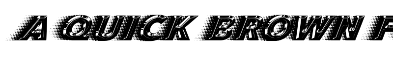 Preview of QUICKSILVER FAST Regular font