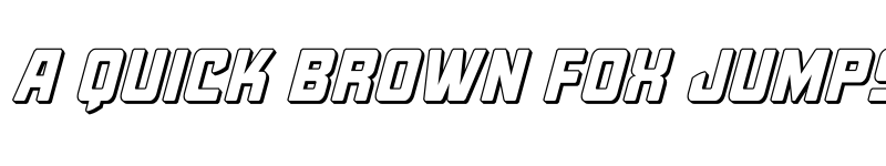 Preview of Quicky Nick 3D Regular font