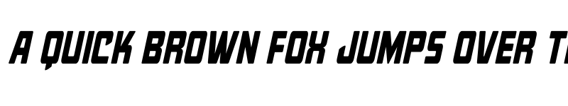 Preview of Quicky Nick Condensed Regular font