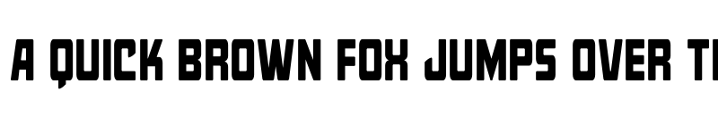 Preview of Quicky Nick Condensed Straight Regular font