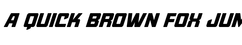 Preview of Quicky Nick Expanded Regular font