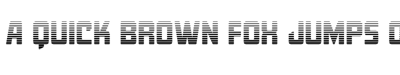 Preview of Quicky Nick Gradient Straight Regular font