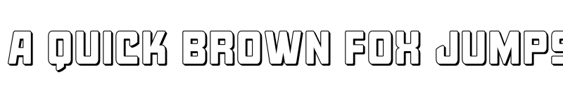 Preview of Quicky Nick Straight 3D Regular font