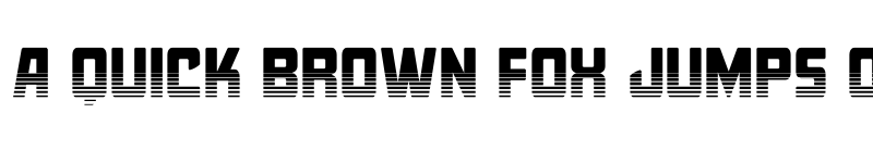 Preview of Quicky Nick Straight Twotone Regular font