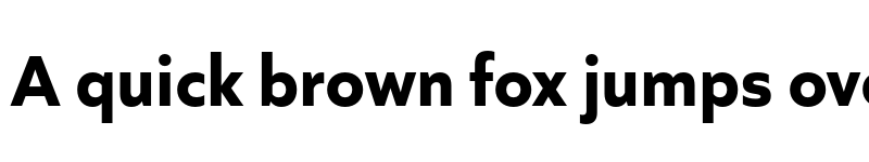 Preview of Quiet Sans Bold font