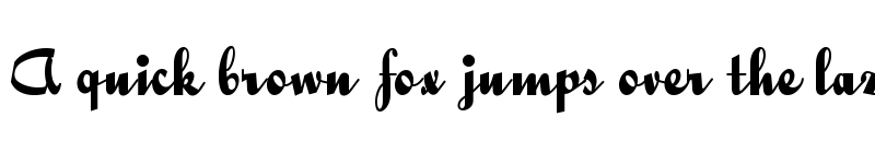 Preview of QuigleyWiggly Regular font