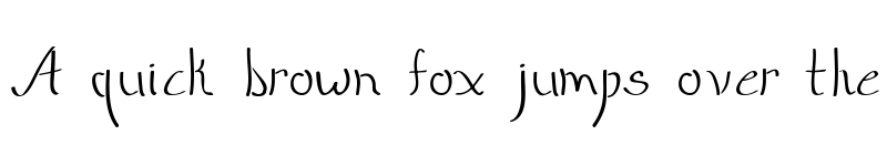Preview of QuikMarker Regular font