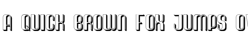 Preview of Quimbie 3D Regular font