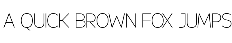 Preview of Quinapple Thin font