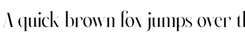 Preview of Quirell Regular font