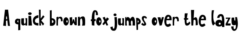 Preview of Quirki Scandi Regular font