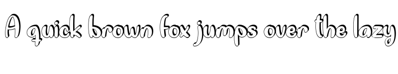 Preview of Quite Colorful Regular font