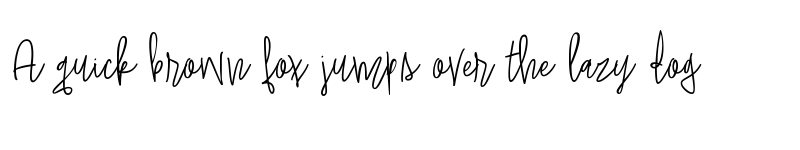 Preview of Quite*Charming Regular font