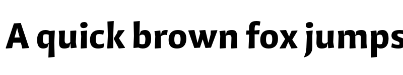 Preview of Quiz ExtraBold font