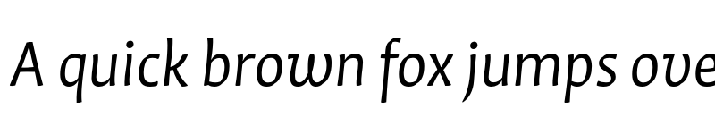 Preview of Quiz Italic font