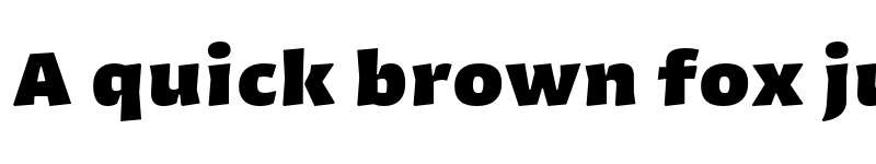 Preview of Quiz Text ExtraBlack font