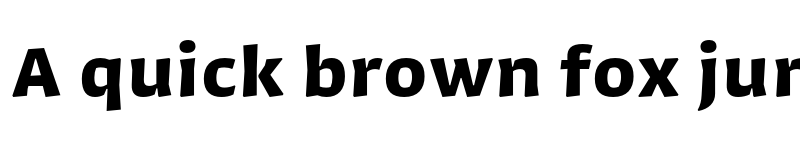 Preview of Quiz Text ExtraBold font