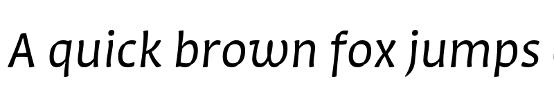 Preview of Quiz Text Italic font