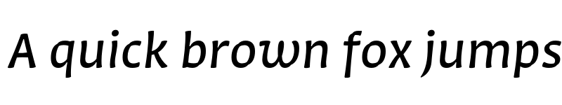 Preview of Quiz Text Medium Italic font