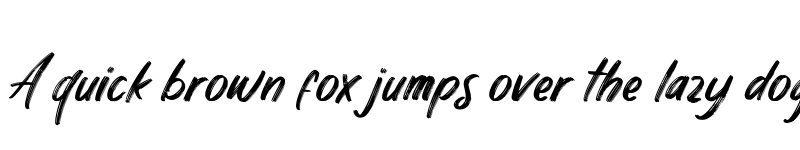 Preview of Quizine Regular font