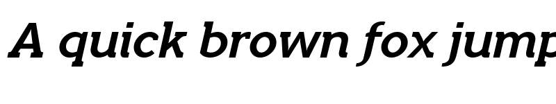 Preview of Quotus Bold Italic font