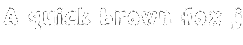 Preview of Rabbit Jump Regular font