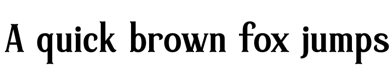 Preview of Rabilone Regular font