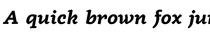 Preview of Radcliffe Display Bold Italic font