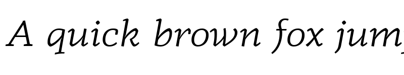 Preview of Radcliffe Display Book Italic font