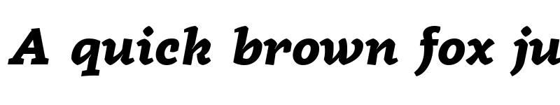 Preview of Radcliffe Display ExtraBold Italic font