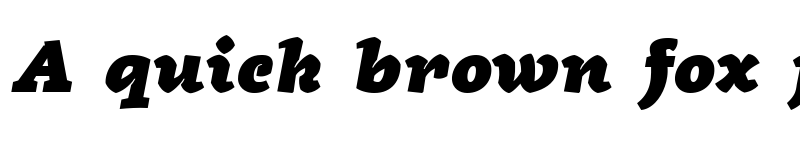 Preview of Radcliffe Display Heavy Italic font