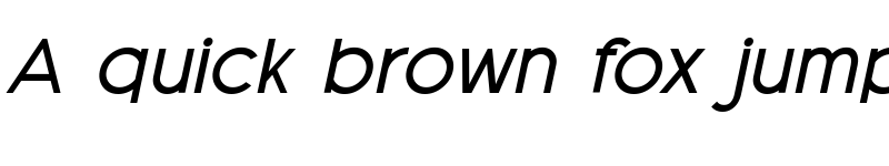 Preview of RADEON Italic font