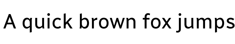 Preview of Radio Canada Regular font