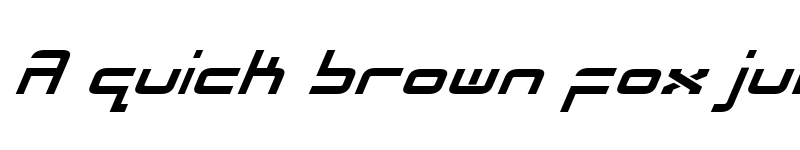 Preview of Radio Space Bold Italic Bold Italic font