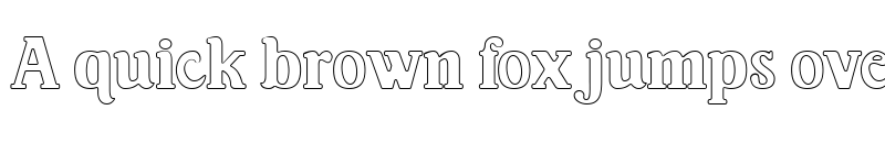 Preview of Radion Outline font