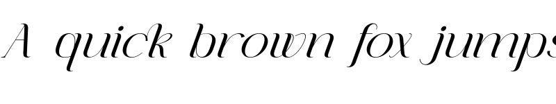 Preview of Ragara Italic font