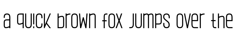 Preview of Ragnear Display Light font