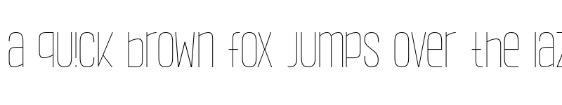 Preview of Ragnear Display Thin font