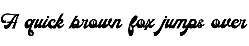 Preview of Rahardian Regular font