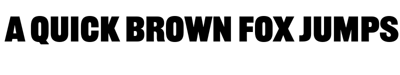 Preview of Railroad Gothic ATF Bold font