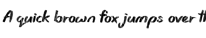 Preview of Rain Shower Regular font